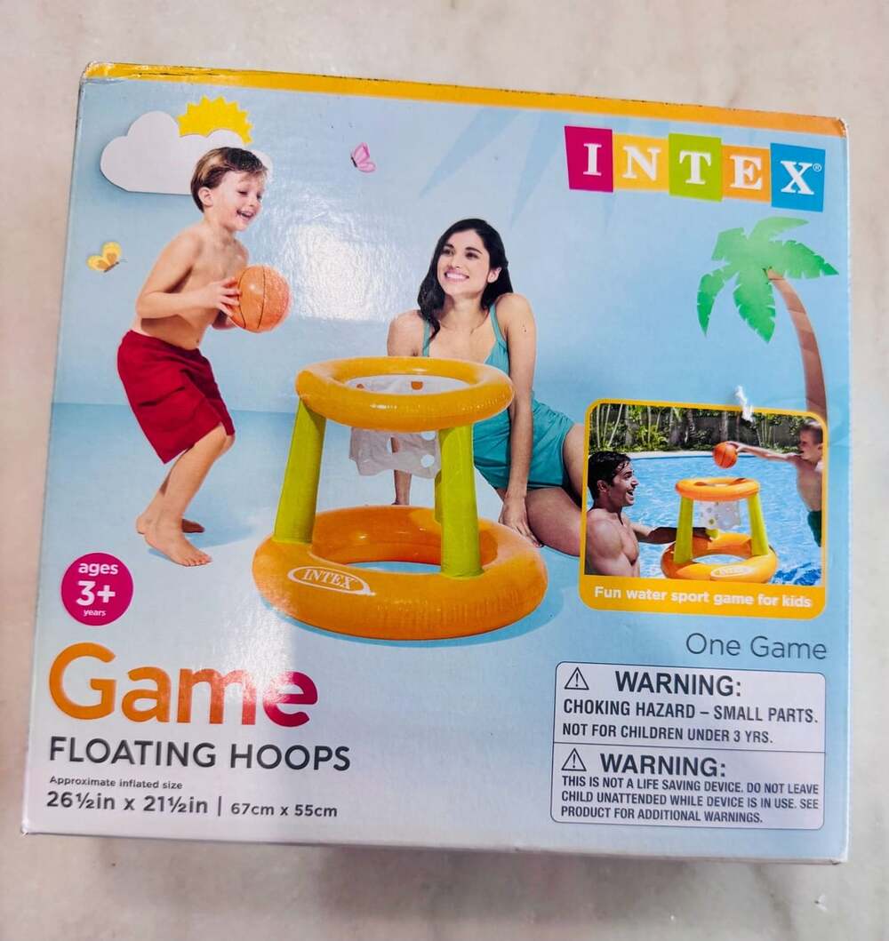 New Intex Floating Hoops Pool Game - Picture 2 of 2